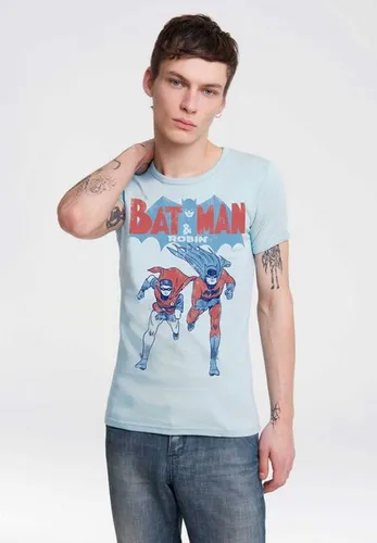 LOGOSHIRT T-Shirt Batman & Robin mit trendigem Superhelden-Print