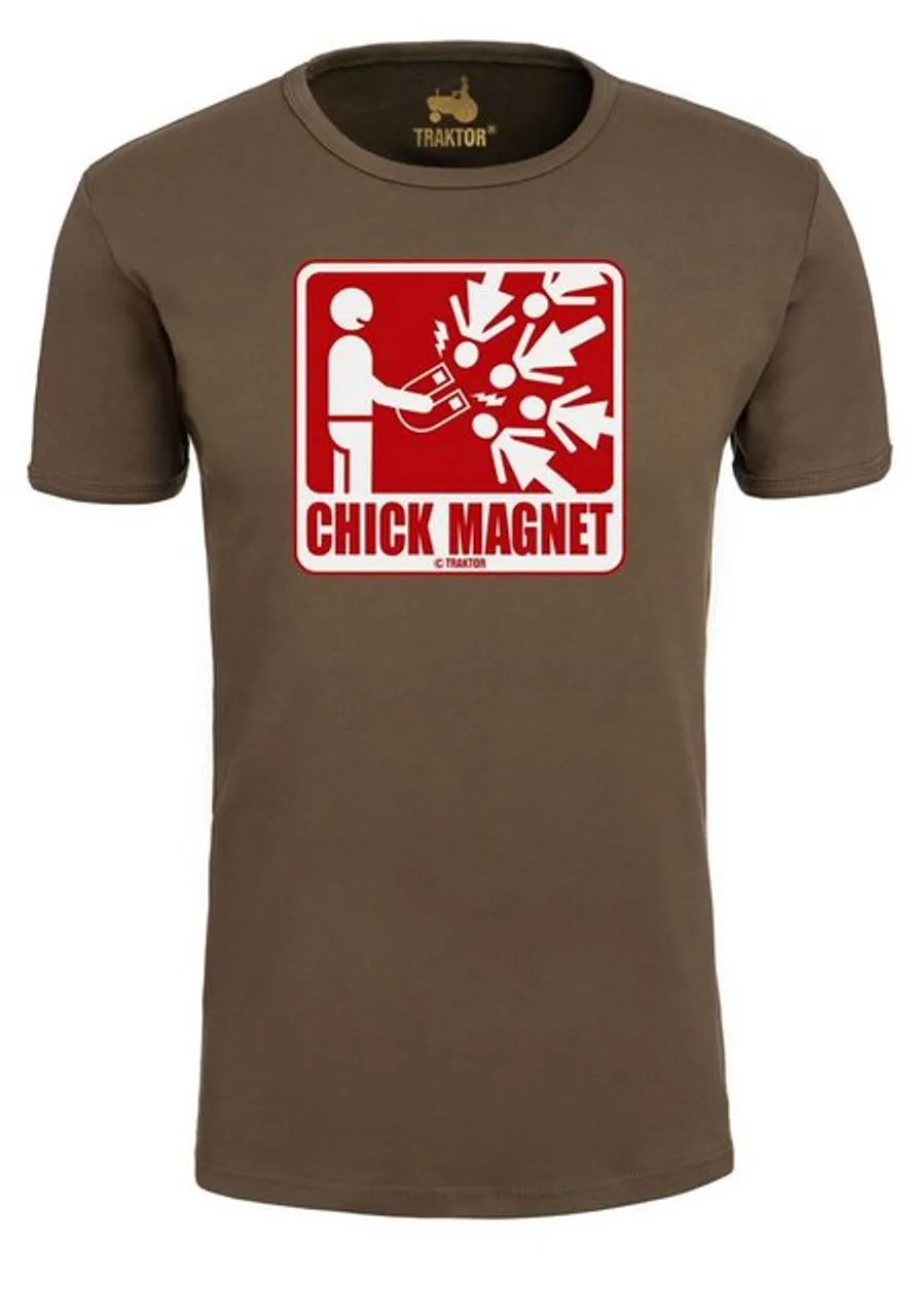 LOGOSHIRT T-Shirt Chick Magnet mit lustigem Print