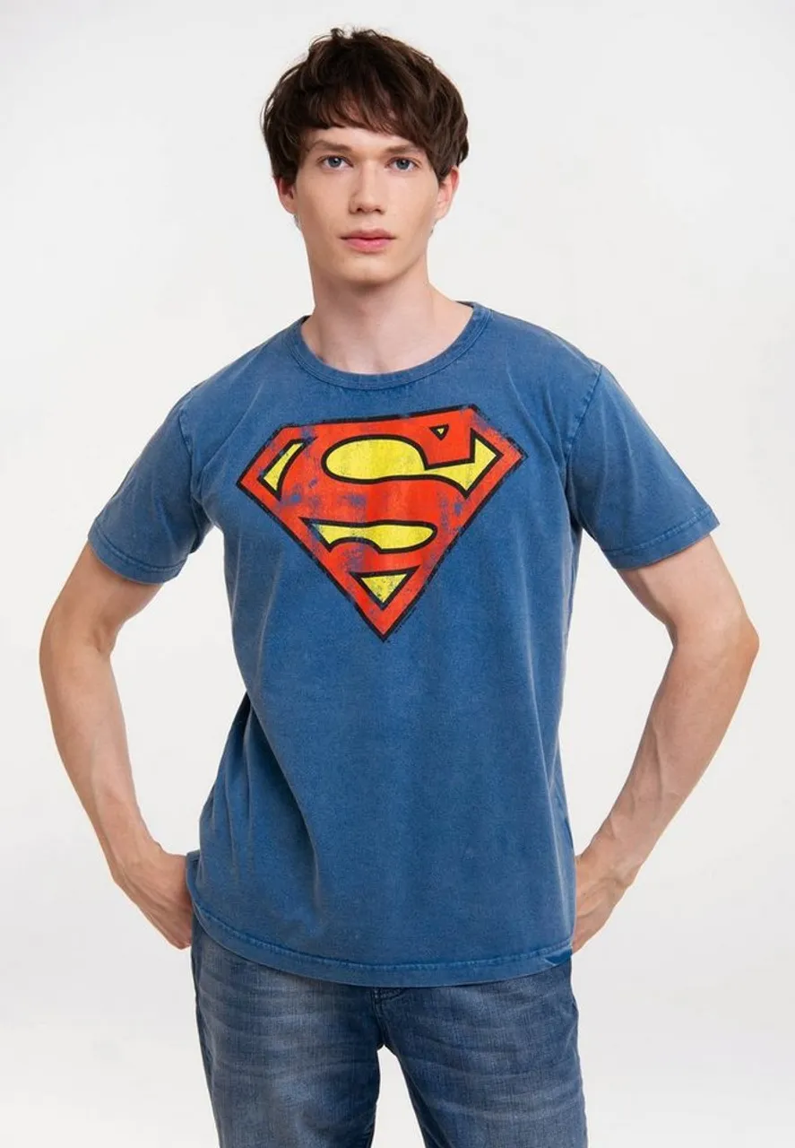LOGOSHIRT T-Shirt DC Comics – Superman mit lizenziertem Print