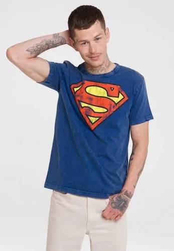 LOGOSHIRT T-Shirt DC Comics – Superman mit lizenziertem Print