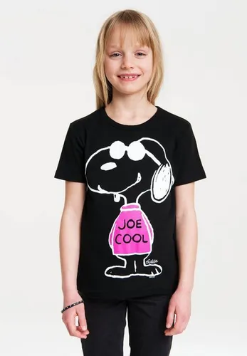 LOGOSHIRT T-Shirt Peanuts - Snoopy - Joe Cool mit lizenziertem Originaldesign