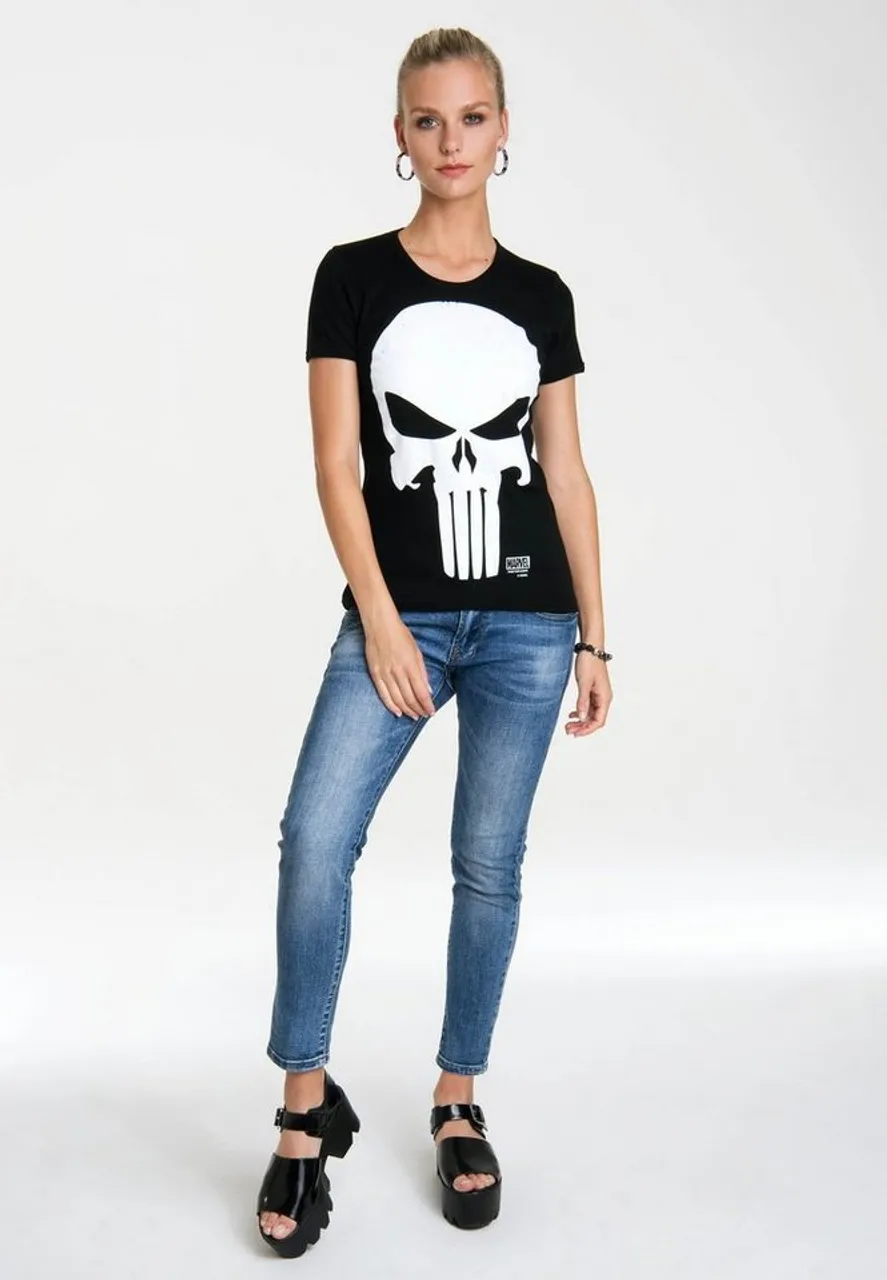 Preise Logoshirt Punisher mit - lizenziertem T-Shirt Originaldesign vergleichen