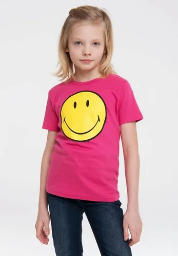 LOGOSHIRT T-Shirt Smiley in tollem Smiley-Design