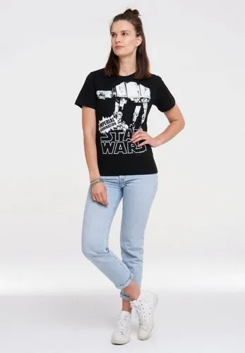 LOGOSHIRT T-Shirt Star Wars - AT-AT mit lizenziertem Print