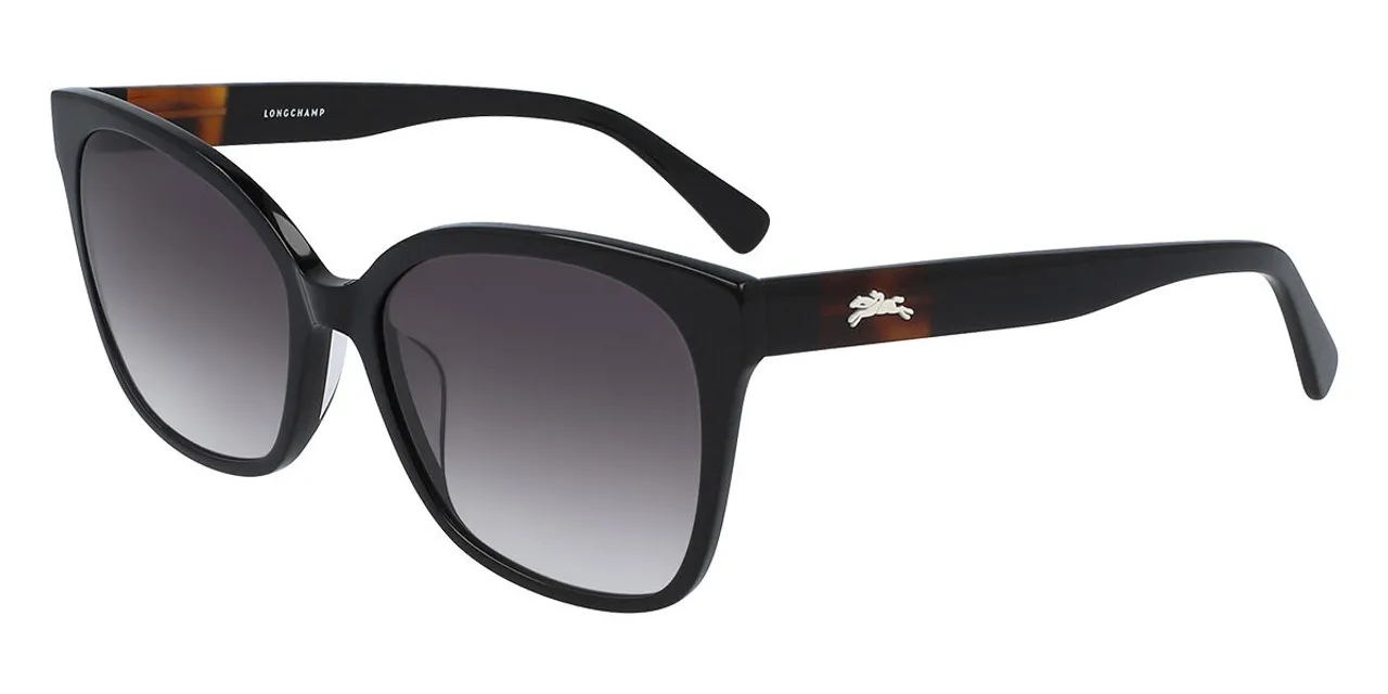 Longchamp LO657S 001 Schwarze Damen Sonnenbrillen