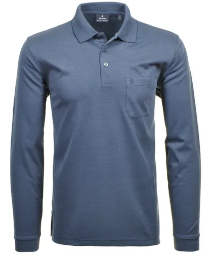 Longshirt RAGMAN Gr. 106, blau (azur) Herren Shirts Langarm