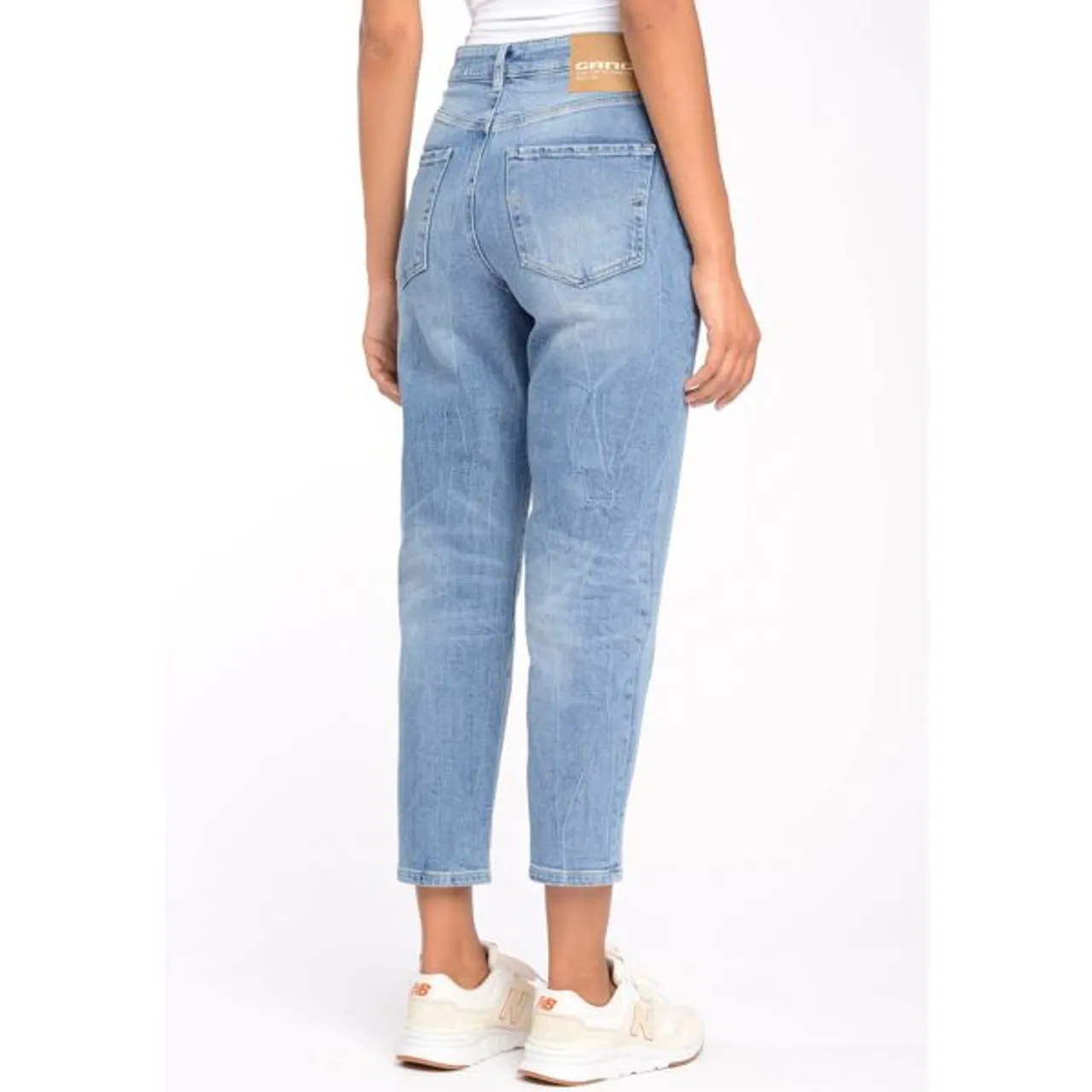 Loose-fit-Jeans GANG "94TILDA" Gr. 26 (34), N-Gr, blau (sensation wash) Damen Jeans Weite