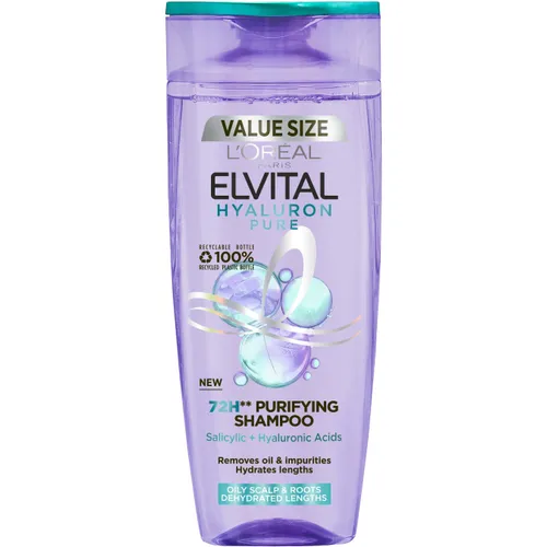 L'Oréal Paris Elvital Hyaluron Pure Purifying Shampoo 250 ml