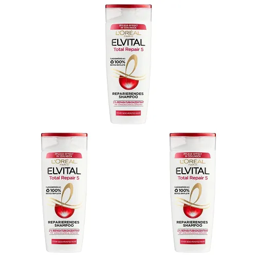 L'Oréal Paris Elvital Total Repair Shampoo 3er Pack (3x300