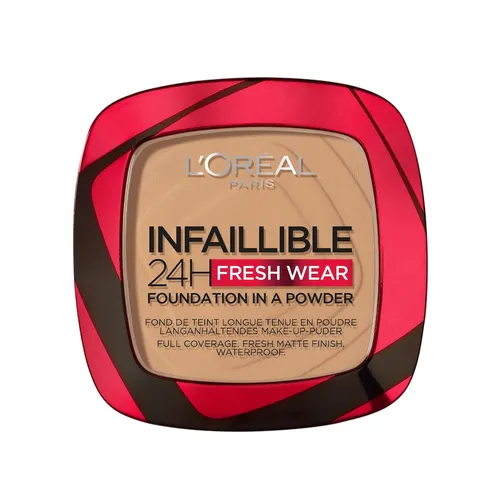 L’Oréal Paris - Infaillible 24H Fresh Wear Make-Up-Puder 9 g 300 - AMBER