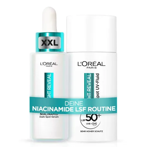 L'Oréal Paris LSF Routine mit Niacinamid Xxl Serum für