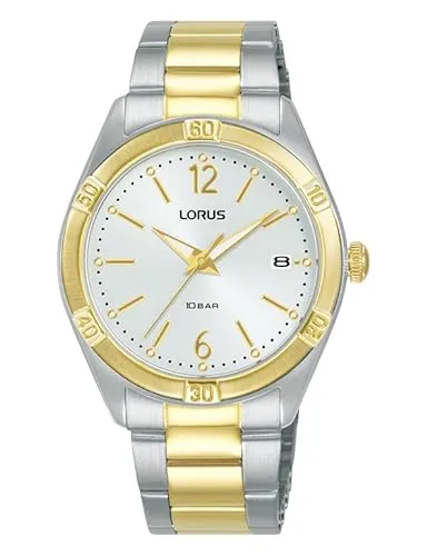 Lorus Damen Analog Quarz Uhr mit Edelstahl Armband RH980QX9