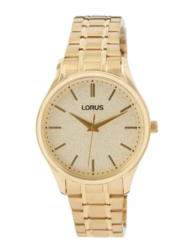 Lorus Damen Analog Quarz Uhr mit Metall Armband RG220WX9