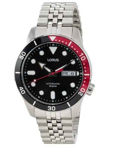 Lorus Herren Analog Automatisch Uhr mit Metall Armband