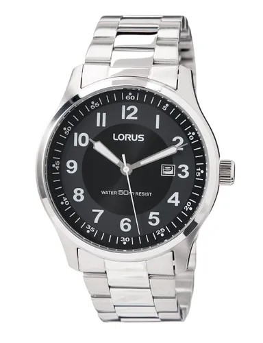 Lorus Herren Analog Quarz Uhr mit Edelstahl Armband RH935HX9