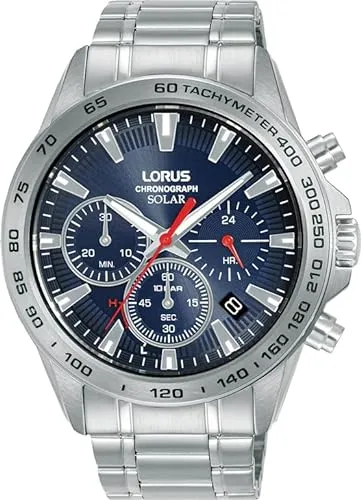 Lorus Herren Analog Quarz Uhr mit Edelstahl Armband RZ503AX9