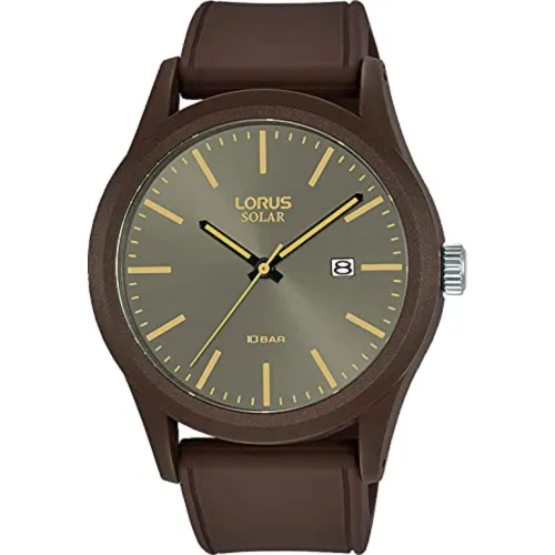 Lorus Herren Analog Quarz Uhr mit Silikon Armband RX307AX9