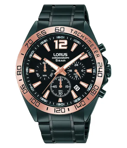 Lorus Sport Herren-Uhr Chronograph mit Titankarbidauflage