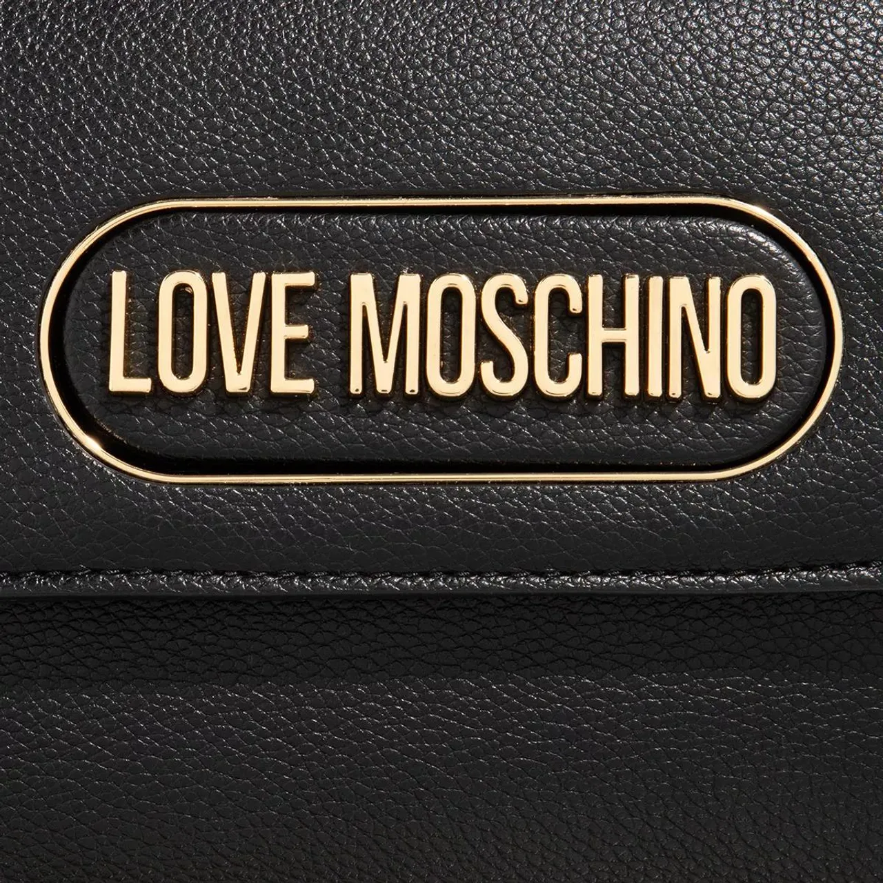 Love Moschino Crossbody Bags - Borsa Rectangular Plaque Pu - Gr. unisize - in Schwarz - für Damen
