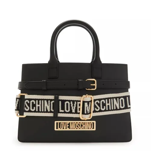 Love Moschino Crossbody Bags - Love Moschino Natural Schwarze Handtasche JC4146PP - Gr. unisize - in Schwarz - für Damen