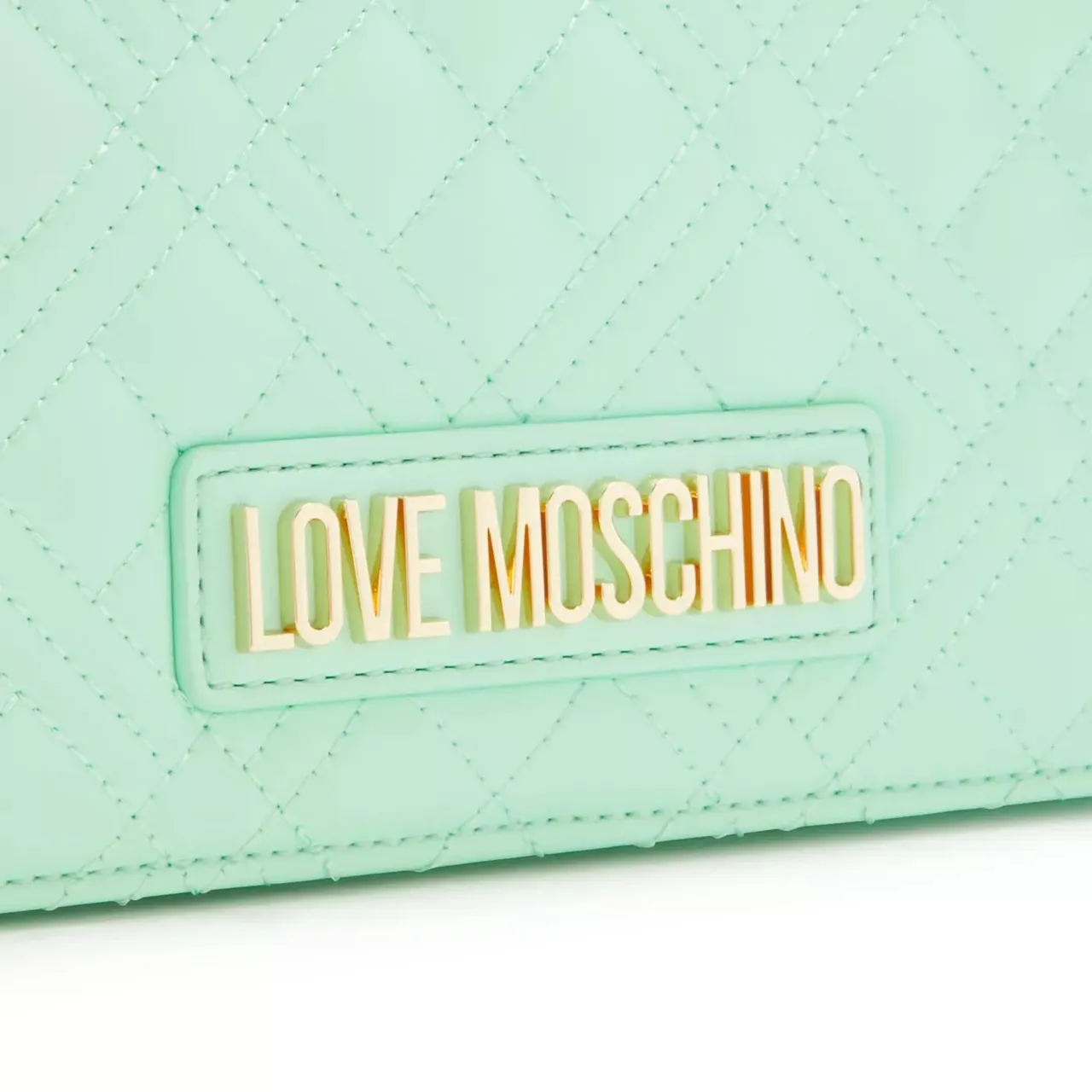 Love Moschino Crossbody Bags - Love Moschino Quilted Bag Grüne Schultertasche JC4 - Gr. unisize - in Grün - für Damen