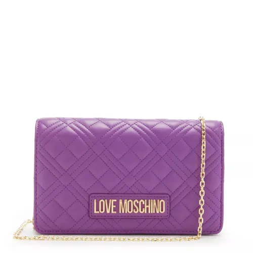 Love Moschino Crossbody Bags - Love Moschino Quilted Bag Lila Schultertasche JC40 - Gr. unisize - in Lila - für Damen