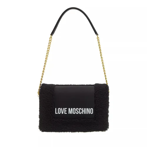 Love Moschino Hobo Bag - Fun & Fur - Gr. unisize - in Schwarz - für Damen