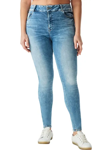 Love to be by LTB Damen Jeans Arly - Skinny Fit - Blau - Maylin Wash - Plussize