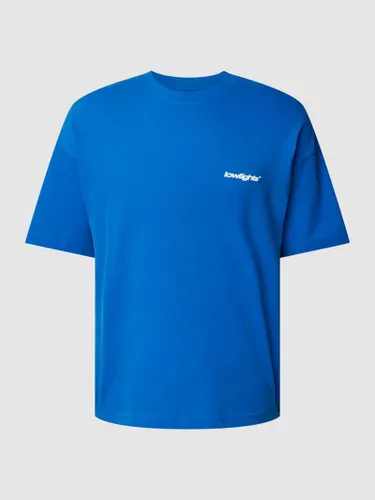 Low Lights Studios T-Shirt mit Label-Print in Bleu