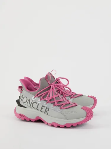 Low Top Sneaker Grau/Pink