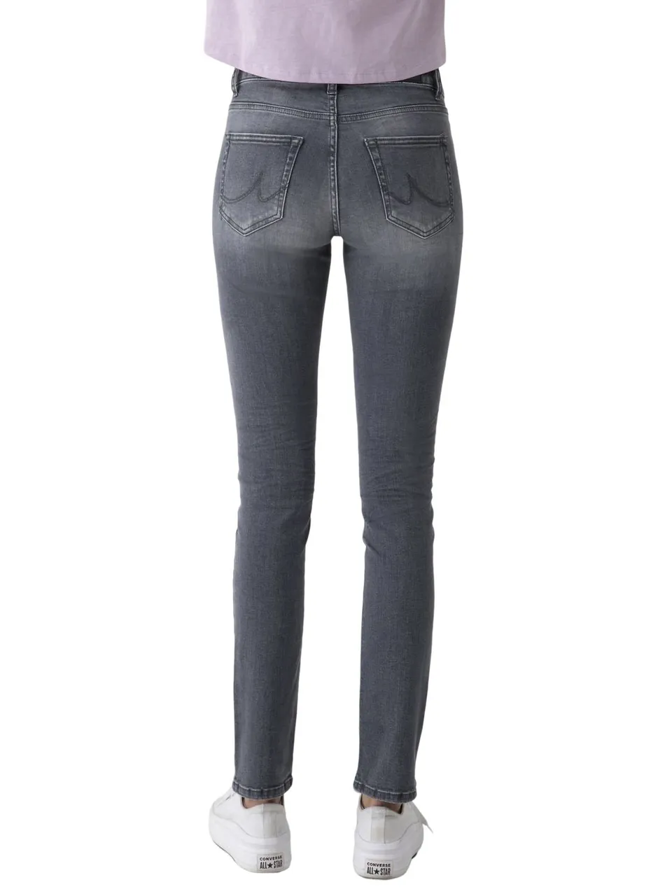 LTB Damen Jeans ASPEN Y Slim Fit - Grau - Grey Fall Undamaged Wash