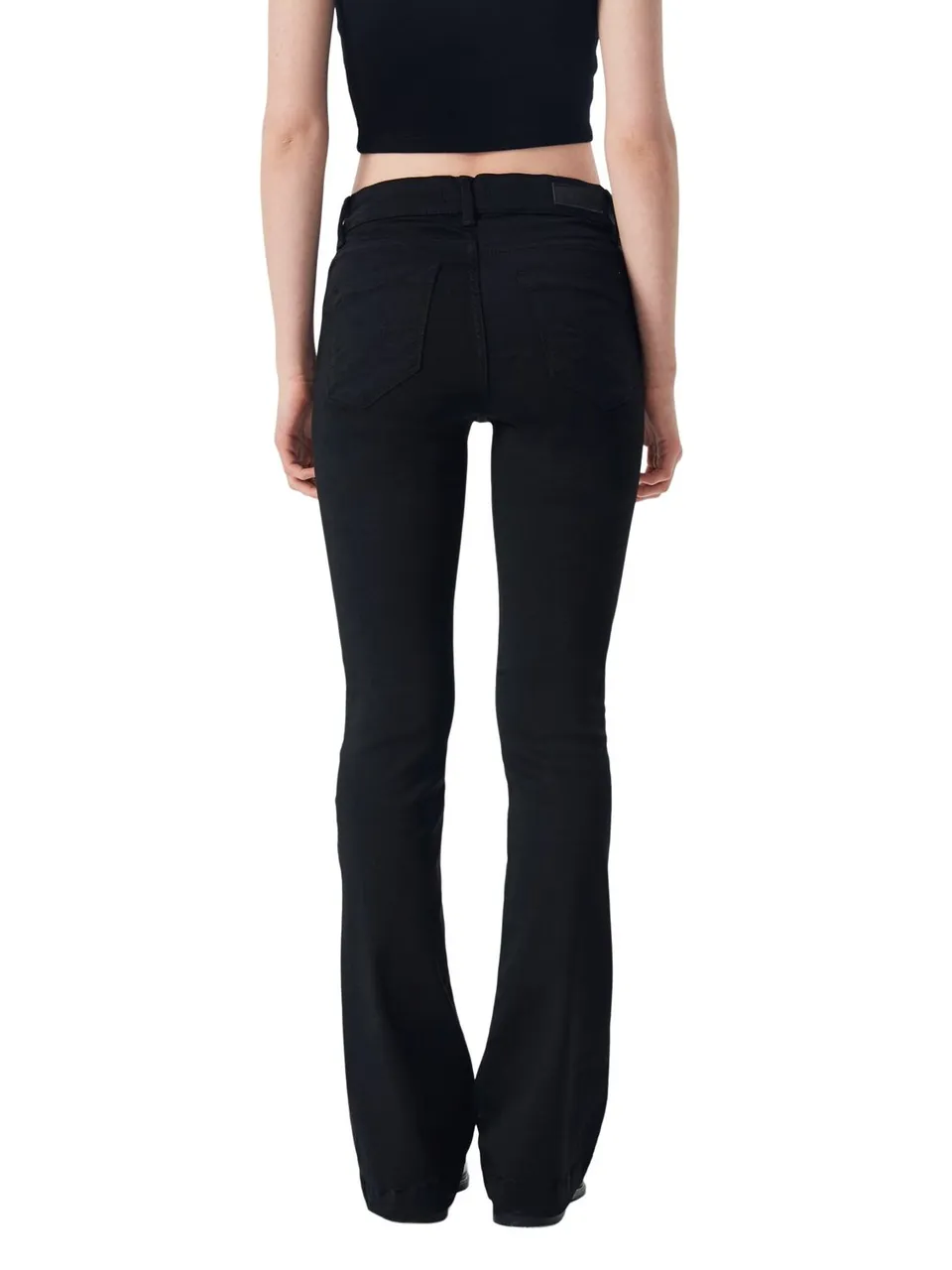 LTB Damen Jeans FALLON Flared Fit - Schwarz - Black Wash