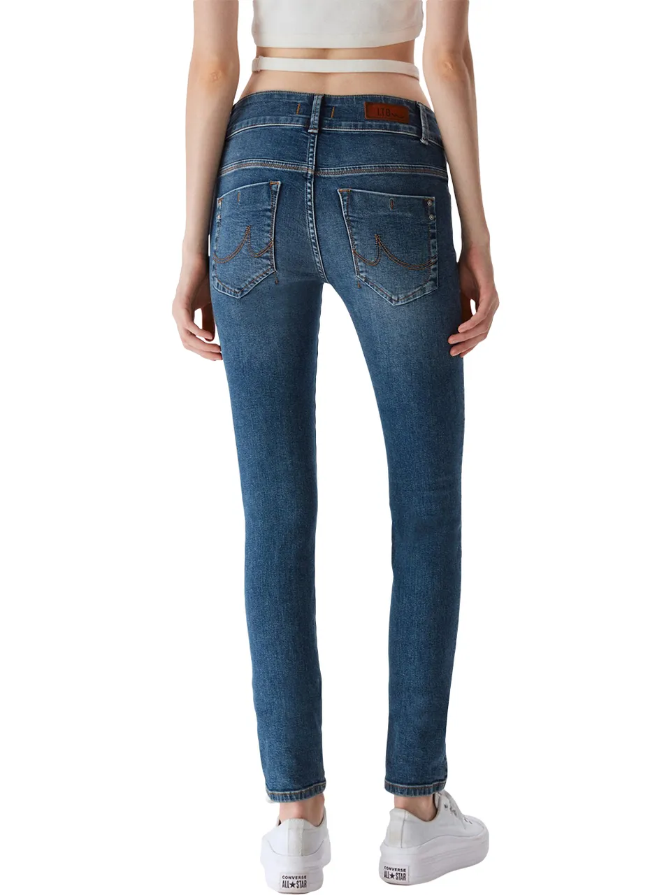 LTB Damen Jeans MOLLY M Super Slim Fit - Blau - Juana Wash