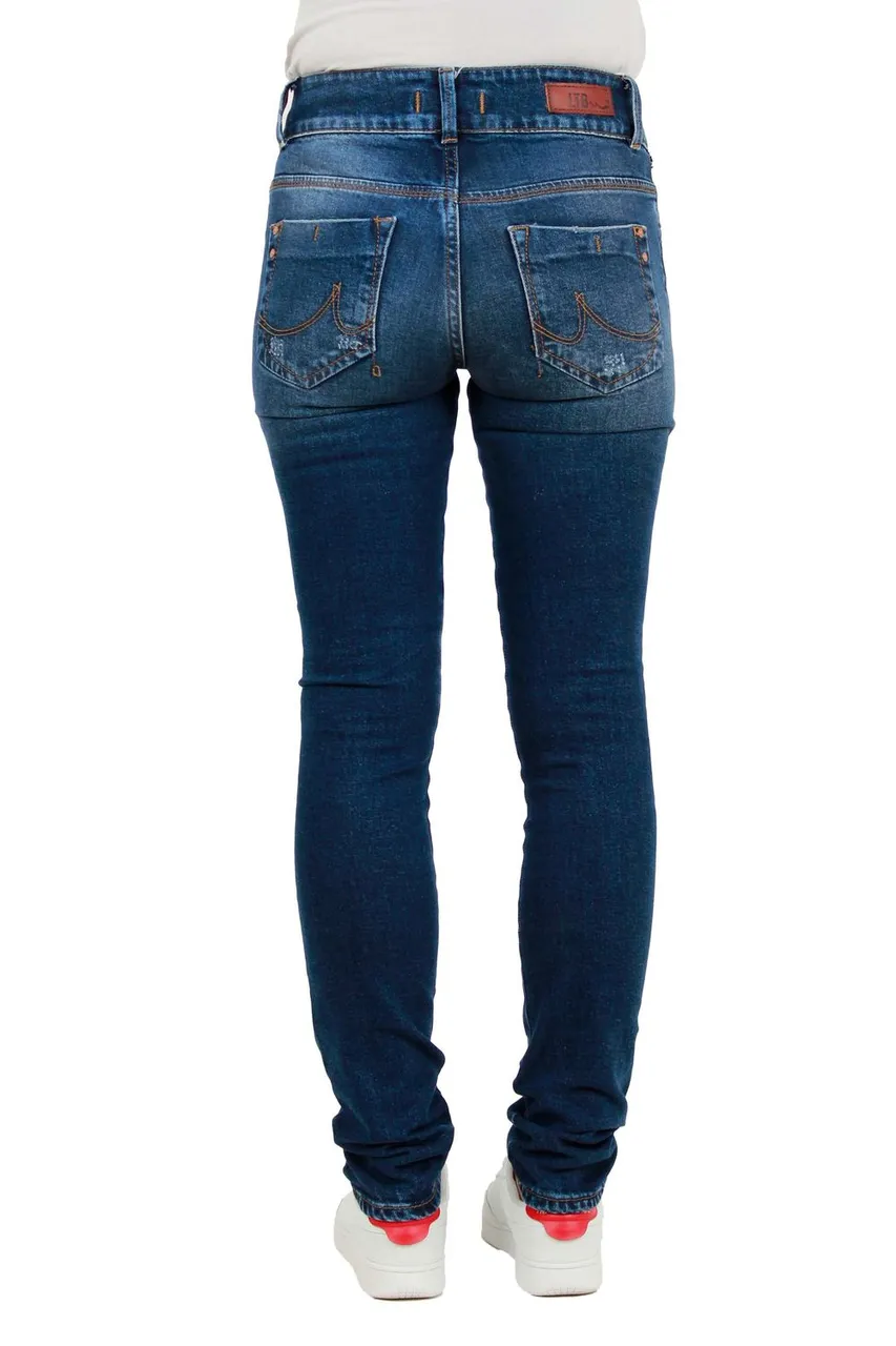 LTB Damen Jeans MOLLY M Super Slim Fit - Blau - Winona Wash