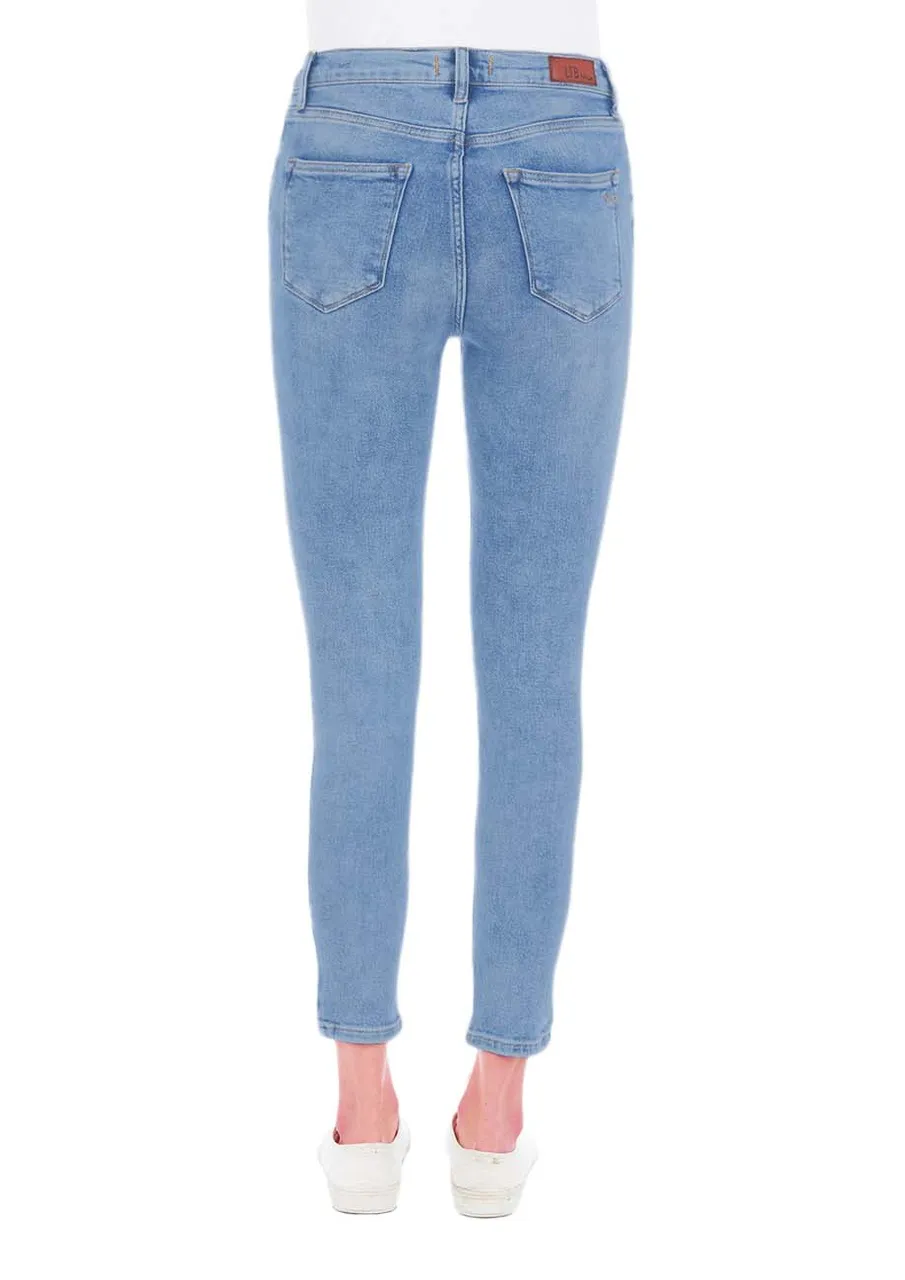 LTB Damen Jeans TANYA X Super Skinny Fit - Blau - Viorel Wash