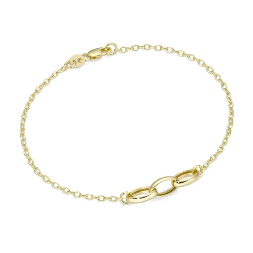 Luigi Merano - Armband Ankerkette mit Zwischenteilen, Gold 375 Armbänder & Armreife Gold Damen