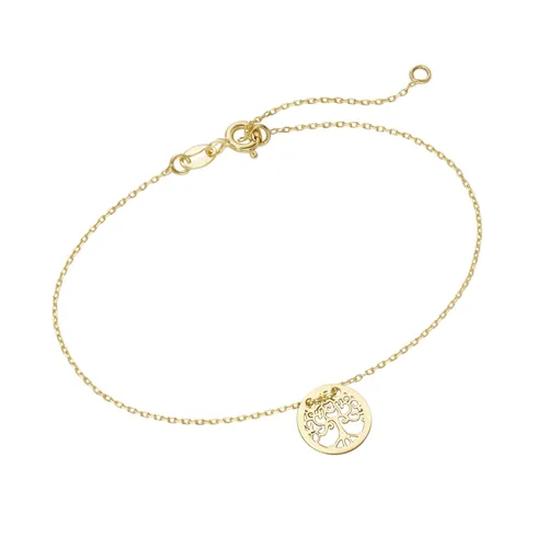 Luigi Merano - Armband Lebensbaum, Gold 585 Armbänder & Armreife Gold Damen