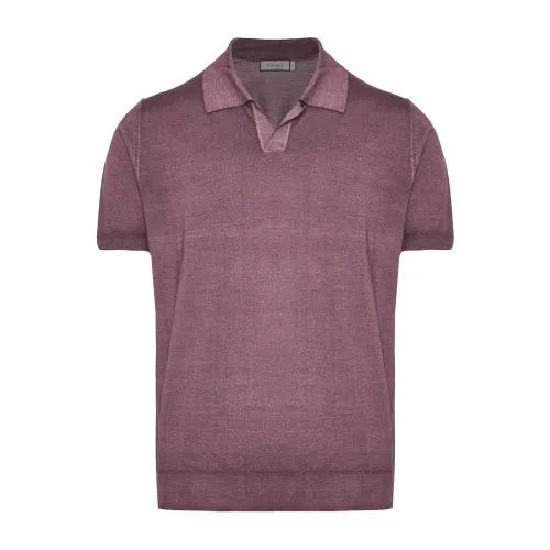 Luxuriöses Wolle Seide Polo Shirt Canali