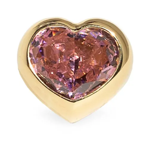Luxus Herz Ring mit Zirkonia-Steinen und Emaille Dans LES Rues