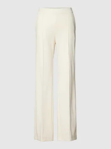 MAC Anzughose in melierter Optik Modell 'Chiara' in Ecru
