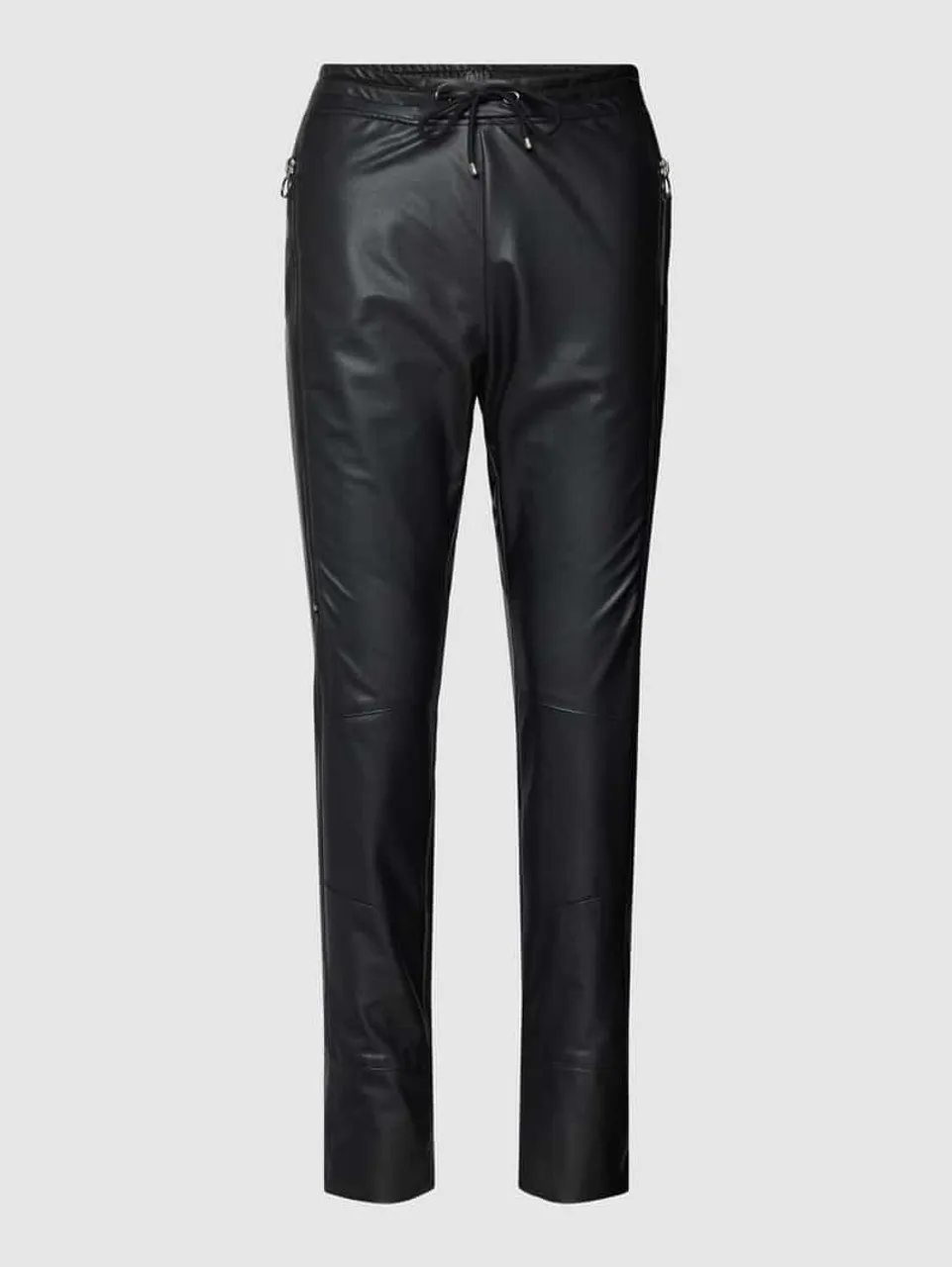 MAC Hose mit Zierhnähten Modell 'Future' in Black