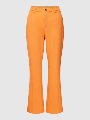 MAC Stoffhose mit ausgestelltem Bein Modell 'AIDA KICK' in Orange