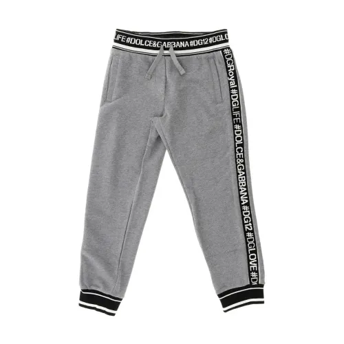 Mädchen N0000 Pantalone Sweatpants,Hochwertige Pantalone Sweatpants für Jungen Dolce & Gabbana