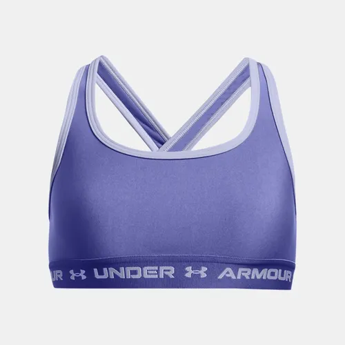 Mädchen Under Armour Crossback Sport-BH Starlight / Celeste YMD (137 - 149 cm)