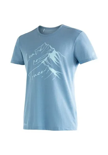 Maier Sports T-Shirt Burgeis 17 M Herren Kurzarmshirt mit Print für Wandern und Freizeit