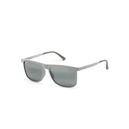 Makamae 619-14 Matte Grey Sunglasses Maui Jim