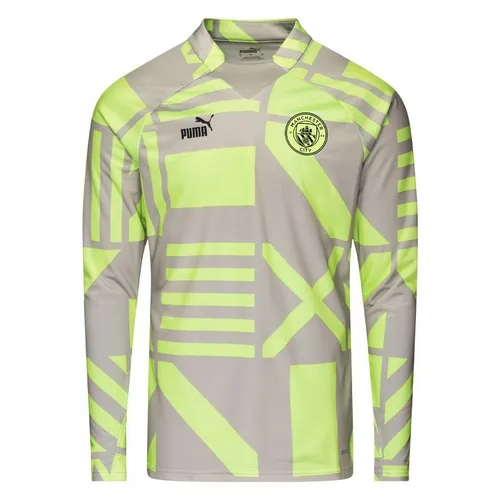 Manchester City Sweatshirt Pre Match - Grau/Grün
