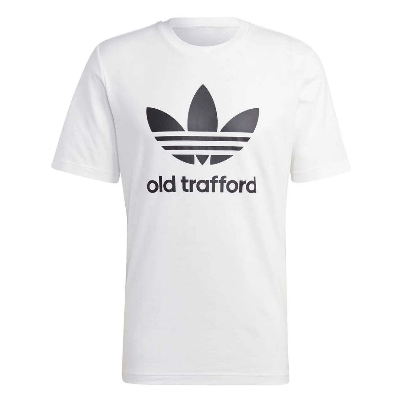 Manchester United T-Shirt Trefoil - Weiß/Schwarz