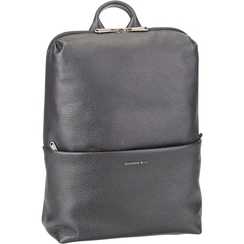 Mandarina Duck - Rucksack / Backpack Mellow Leather Squared Backpack FZT38 Rucksäcke Schwarz Damen