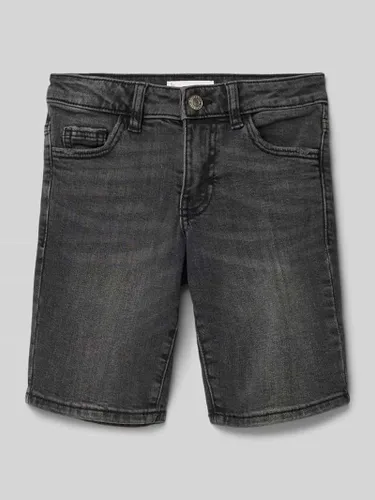 Mango Regular Fit Jeansshorts im 5-Pocket-Design  Modell 'john' in Black
